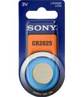 PARISTO SONY CR2025