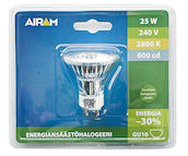 AIRAM HALOGEN 25W 240V GU10