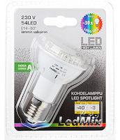 LED KOHDELAMPPU E14 1,05W 21LED