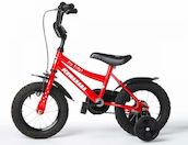 KUWAHARA 12" POLKUPY�R� PUNAINEN