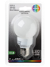 LED KUPULAMPPU E27 1.8W 100lm