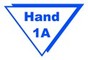 Hand 1A työhanskat logo