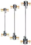 BAHCO RÄIKKÄLENKKI SETTI 8-19mm - Kiintolenkkiavaimet ja räikkälenkit - 7314150117406 - 2