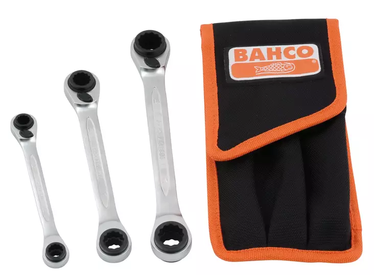 BAHCO RÄIKKÄLENKKI SETTI 8-19mm - Kiintolenkkiavaimet ja räikkälenkit - 7314150117406 - 1