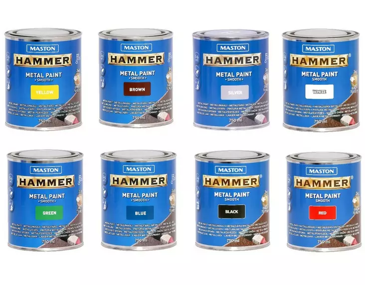 Maston Hammer Musta 750ml Metallimaali - Metallimaalit - 6412490012076 - 2