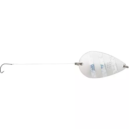 Blue fox akka sgh 50mm 11g rautupilkki, lehtimäinen hologrammipintainen runko ja punainen taustaväri - Pilkkimorrit, pilkkivärikoukut ja koukut - 043193165057 - 1