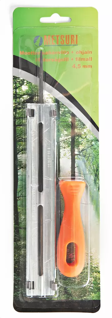 Moottorisahan viila + ohjain 4,5mm Metsuri - Moottorisahan viilat - 6419773638657 - 1