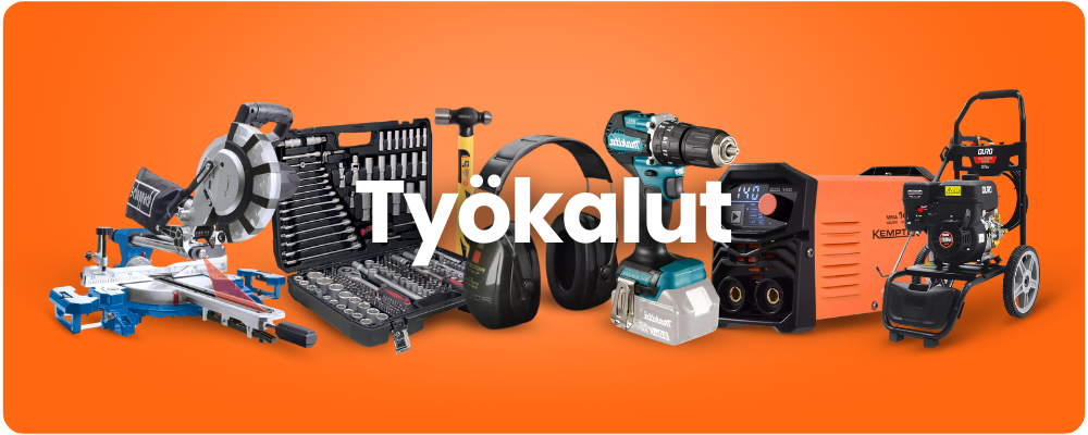 Työkalut – verkkokauppa banner mobiili