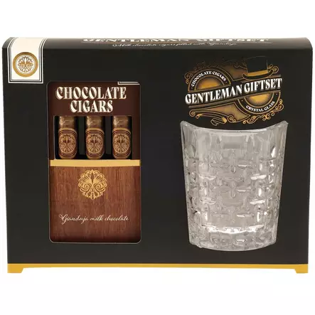 Suklaasikarit ja viskilasi lahjapakkaus miehelle - Lahjakortit ja lahjapakkaukset - 8713305815485 - 1