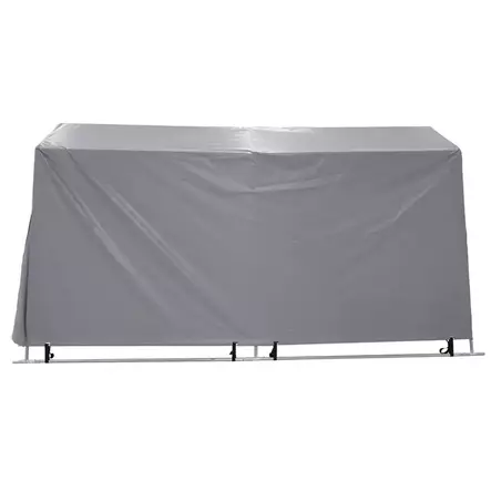 Norfolk pvc suojakatos galvanoidulla teräsrungolla - Autotallit ja pressutallit - 6430079602029 - 2
